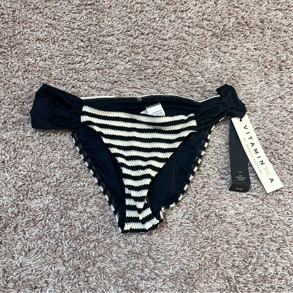 Vitamin A Bardot Antibes Ruched Hipster Bikini Bottom